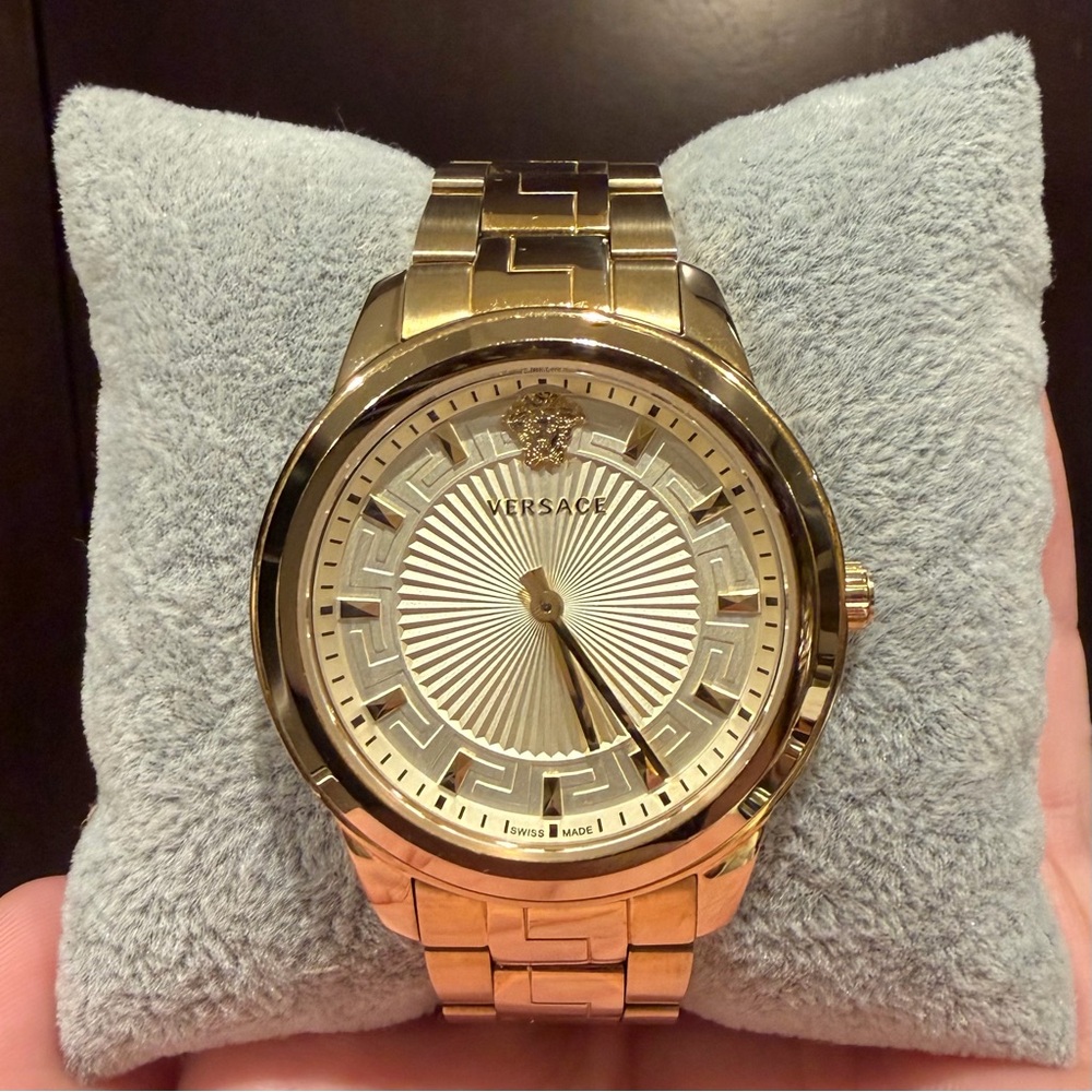 Versace Gold Greca Watch Women’s